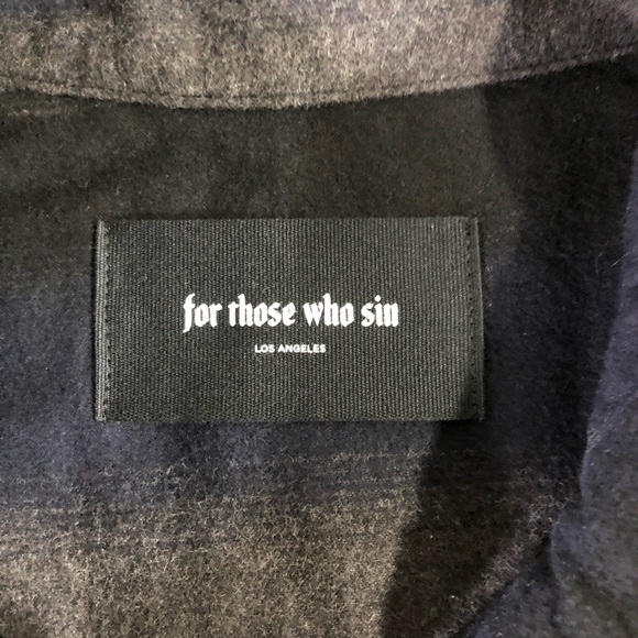 For Those Who Sin Hunter S. Thompson Gonzo Flannel - Picture 11 of 13